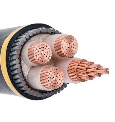 SWA N2XRY 70mm 95mm 120mm 4 Core Armored Cable XLPE معزول