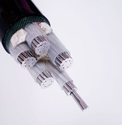 الكابلات الكهربائية تحت الأرض YJLV 5 Core من الألومنيوم الأسود IEC60502