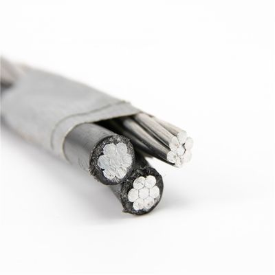 ABC 2 + 1 Core Aluminium Triple Underground Cable متراكز مجدولة